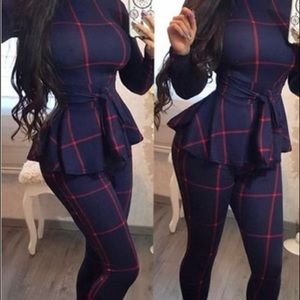 Turtleneck One- Piece Jumpsuit